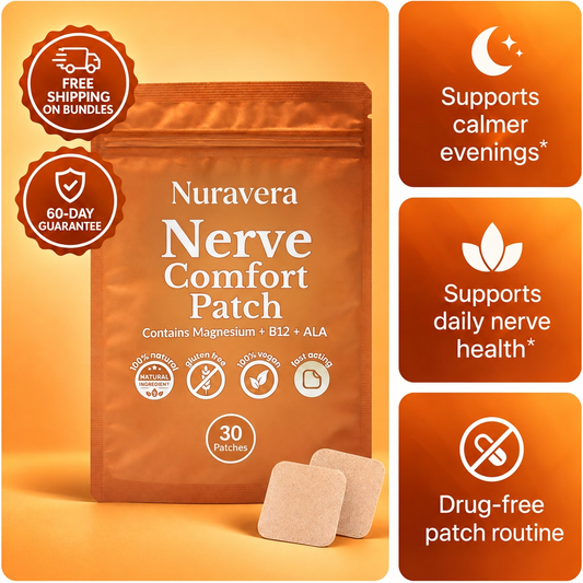 Nuravera Nerve Comfort Patch pack with three patches